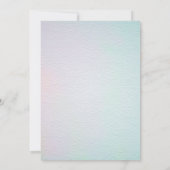 Boho Spring Waterverf Floral Koe Skull Wedding Kaart (Achterkant)