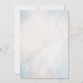 Boho Spring Waterverf Floral Koe Skull Wedding Save The Date (Achterkant)