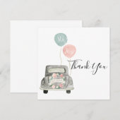 Boho Spring Wedding Dank je kaarten (Voorkant / Achterkant)