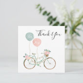 Boho Spring Wedding Dank je kaarten (Staand voorkant)