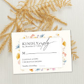 Boho Spring Wildflowers Botanische tuin Informatiekaartje