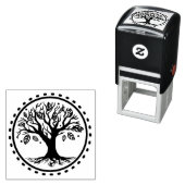 Boho stamboom veren genealogie  zelfinktende stempel (In situ)