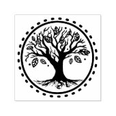 Boho stamboom veren genealogie  zelfinktende stempel (Design)