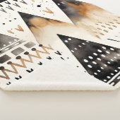 Boho-stampatroon Sherpa Deken (3/4)