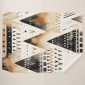Boho-stampatroon Sherpa Deken (Voorkant (horizontaal))