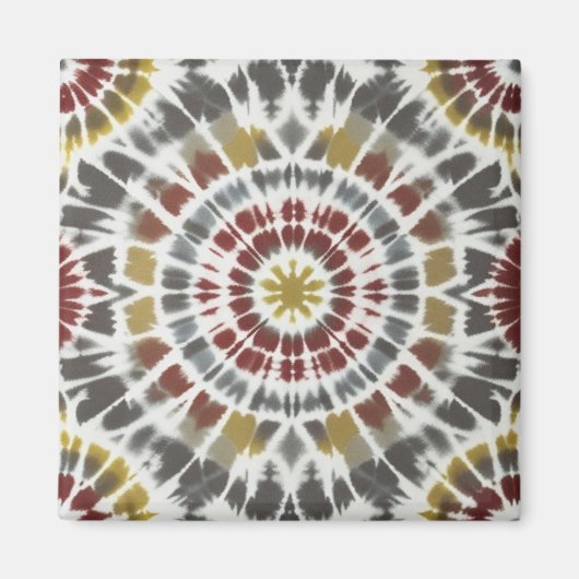 Boho Starburst Tie Dye Magneet (Voorkant)
