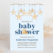 Boho Stars Baby Zee Schildpad Nautisch Baby shower