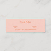 Boho Stars Clothing Jewelry Price Size Hang Tag  Mini Visitekaartje (Achterkant)