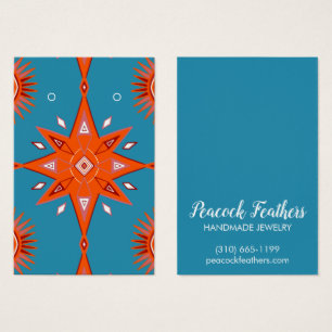 Boho Stars die Ketting juwelen-kaart verdienen Visitekaartje