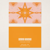 Boho Stars die Ketting juwelen-kaart verdienen Visitekaartje (Voorkant /achterkant)