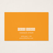 Boho Stars die Ketting juwelen-kaart verdienen Visitekaartje (Achterkant)