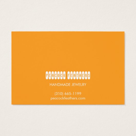 Boho Stars die Ketting juwelen-kaart verdienen Visitekaartje (Achterkant)