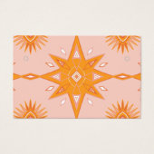Boho Stars die Ketting juwelen-kaart verdienen Visitekaartje (Voorkant)