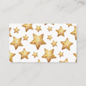 Boho Stars Greenery Baby Shower Kaart Enclosure (Achterkant)