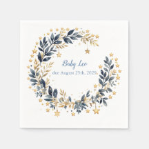 Boho Stars Groene Baby Shower