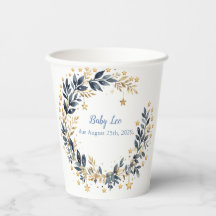 Boho Stars Groene papieren bekers