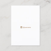 Boho Stars Paars Earring Ketting Visitekaartje (Achterkant)