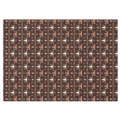 Boho Steer Pattern Tafelkleed (Voorkant (Horizontaal))