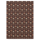 Boho Steer Pattern Tafelkleed (Voorkant)