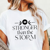 Boho sterker dan de Storm maansikkel Tri-Blend Shirt