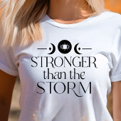 Boho Sterker dan de Storm Wassende Maan Tri-Blend Shirt