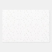 boho sterren kerst en viering ontwerp inpakpapier vel (Voorkant 3)