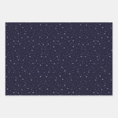 boho sterren kerst en viering ontwerp inpakpapier vel (Voorkant 2)