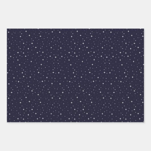 boho sterren kerst en viering ontwerp inpakpapier vel (Voorkant 2)