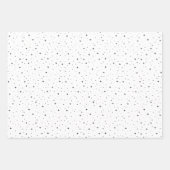 boho sterren kerst en viering ontwerp inpakpapier vel (Voorkant)