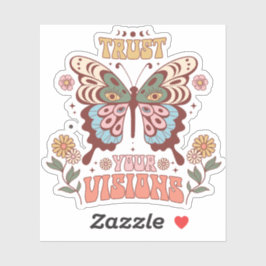 Boho Sticker, vertrouw op je visioenen Sticker