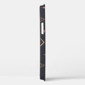 Boho stier schedel, etnisch naadloos. Case-Mate iPhone case (Achterkant / Rechts)