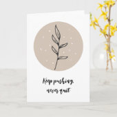 Boho stijl bloemkaart met delicate vormgeving kaart (Gele Bloem)