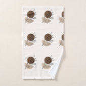 Boho stijl Bohemian minimalistische kunst Bad Handdoek (Handdoek)