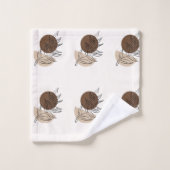Boho stijl Bohemian minimalistische kunst Bad Handdoek (Wasdoekje)
