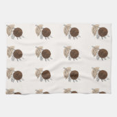 Boho stijl Bohemian minimalistische kunst keukenha Theedoek (Horizontaal)