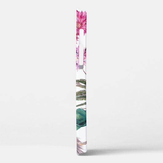 Boho stijl,  cactus Waterverf. Case-Mate iPhone Case (Achterkant / Links)