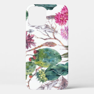 Boho stijl, cactus Waterverf. Case-Mate iPhone Case