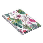 Boho stijl, cactus Waterverf. Notitieboek (Rechterzijde)