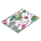 Boho stijl, cactus Waterverf. Notitieboek (Linkerzijde)