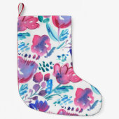 boho stijl floral rustic hand-getekende illustrati kleine kerstsok (Voorkant)