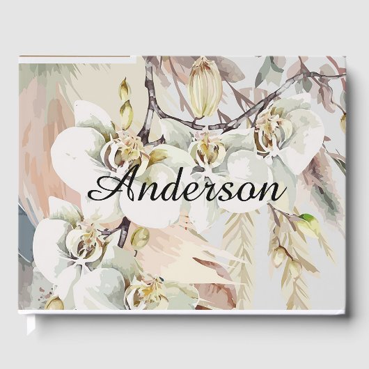 Boho stijl gastenboek (Voorkant)