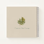 Boho stijl gepersonaliseerde Motivatie offerte Notitieboek (Achterkant)