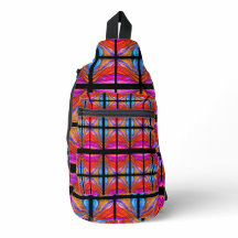 Boho stijl heet roze en zwart