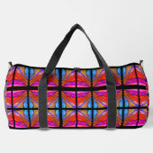 Boho stijl hot pink plunjezak (Achterkant)