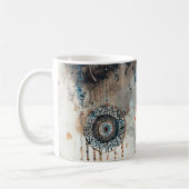 Boho stijl ontwerp met dromenvangers koffiemok (Links)