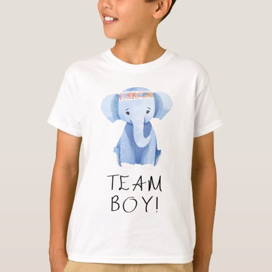 Boho stijl Team Boy Team Meisje Geslacht Onthullen T-shirt (Voorkant)