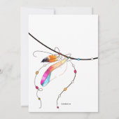 Boho stijl uitnodiging (Achterkant)