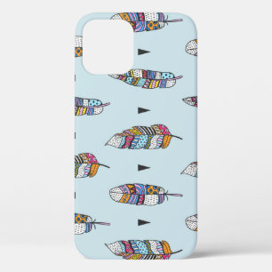 Boho stijl veer hand getekend Case-Mate iPhone case