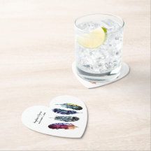 Boho stijl Waterverf veren bruiloft