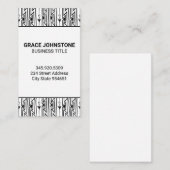 Boho-stijlpatroon Visitekaartje (Voorkant / Achterkant)